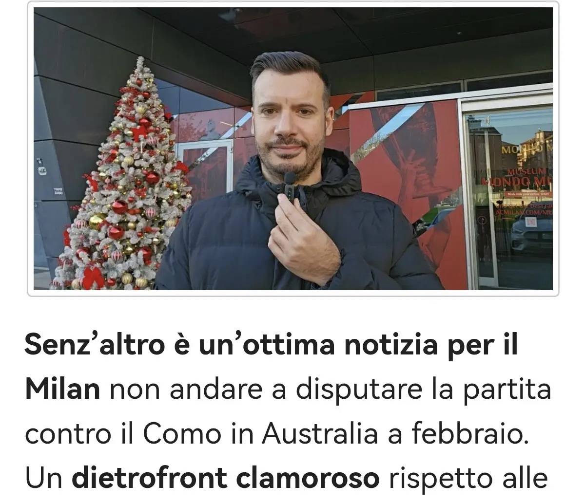 กูรูชื่อดังแห่งเซเรียอา: เฟลิกซ์ ครูเกอร์ เป็นเพียงทางออกชั่วคราวสำหรับมิลาน เนื่องจากงบประมาณในช่วงตลาดซื้อขายนักเตะฤดูหนาวของพวกเขาจำกัด และขาดเงินทุนในการลงทุน