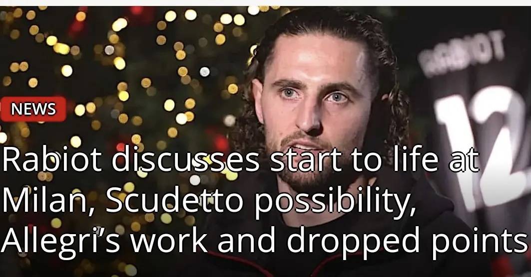 อาเดรียง ราบิโอต์ นักเตะมิลาน: 