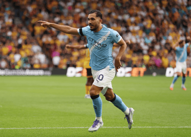 ขอแสดงความยินดีกับแมนเชสเตอร์ซิตี้! อิทธิพลของกวาร์ดิโอลานั้นทรงพลังเกินต้านทาน! การคว้าตัวนักเตะใหม่ที่ดีที่สุดของพรีเมียร์ลีกมาได้ เขาทำไปแล้ว 7 แอสซิสต์จากการลงสนาม 13 นัด _ลัยยาน เชอร์กี_ แมตช์ ลีก